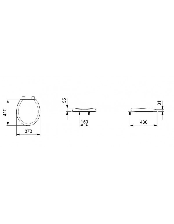 Assento Original PP Universal Celite Branco 9909810010100