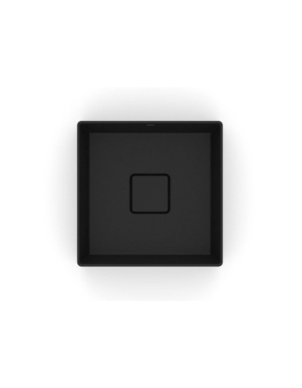 Cuba De Apoio 300X300 mm Sem Mesa Roca T3 Terra Matte Black A32722N080