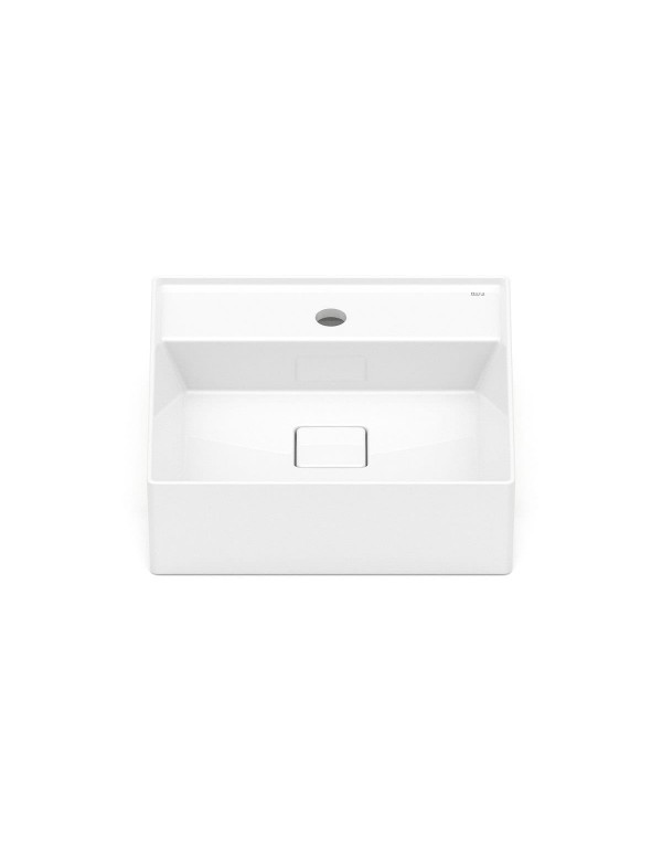 Cuba De Semi Encaixe 400X400 mm Com Mesa Roca T10 Terra Branco A32722P000