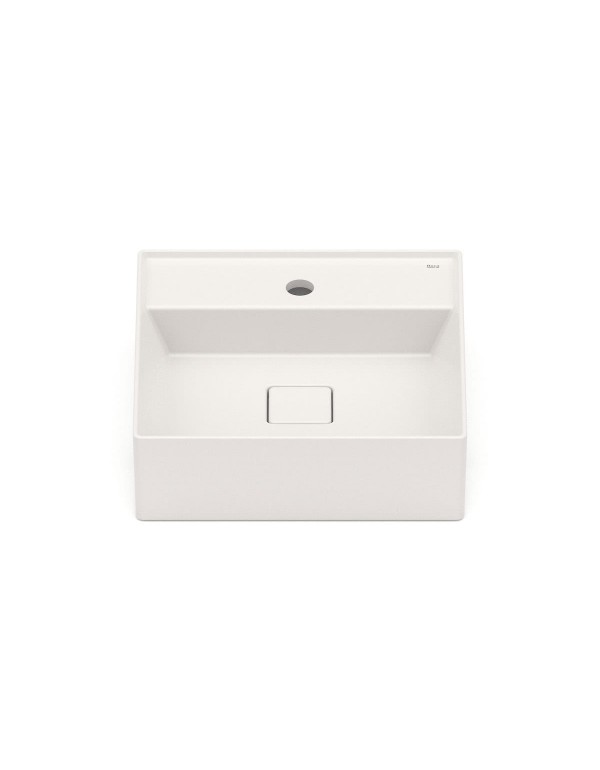 Cuba De Semi Encaixe 400X400 mm Com Mesa Roca T10 Terra Beige A32722P650