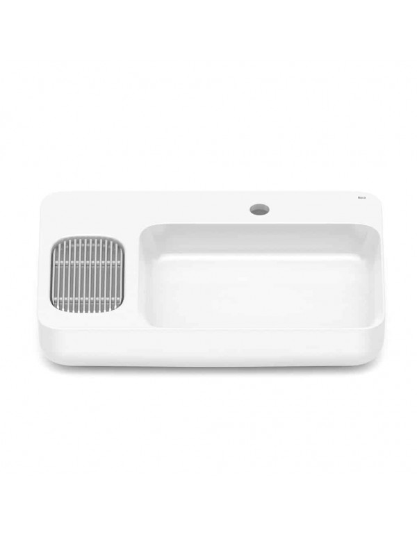Cuba De Apoio Com Válvula Oculta 7/8" 600X420 Roca Infinity Branco A327273000
