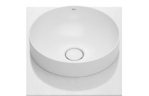 Cuba De Sobrepor 370X370 mm Roca Inspira Round Branco A32752R000