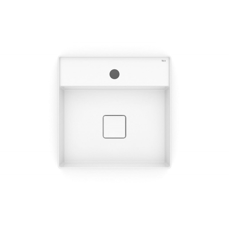 Cuba De Apoio 400X400 mm Com Mesa Roca T9 Terra Branco A