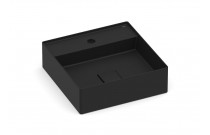 Cuba De Apoio 400X400 mm Com Mesa Roca T9 Terra Matte Black A32787T080