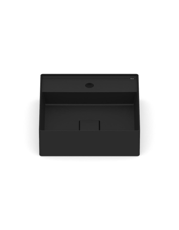 Cuba De Apoio 400X400 mm Com Mesa Roca T9 Terra Matte Black A32787T080