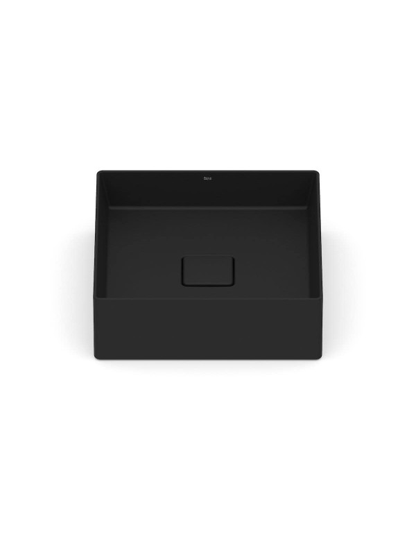 Cuba De Apoio 350X350 mm Sem Mesa Roca T4 Terra Matte Black A32787V080