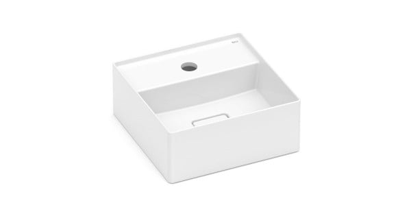 Cuba De Apoio 300X300 mm Com Mesa Roca T7 Terra Branco A