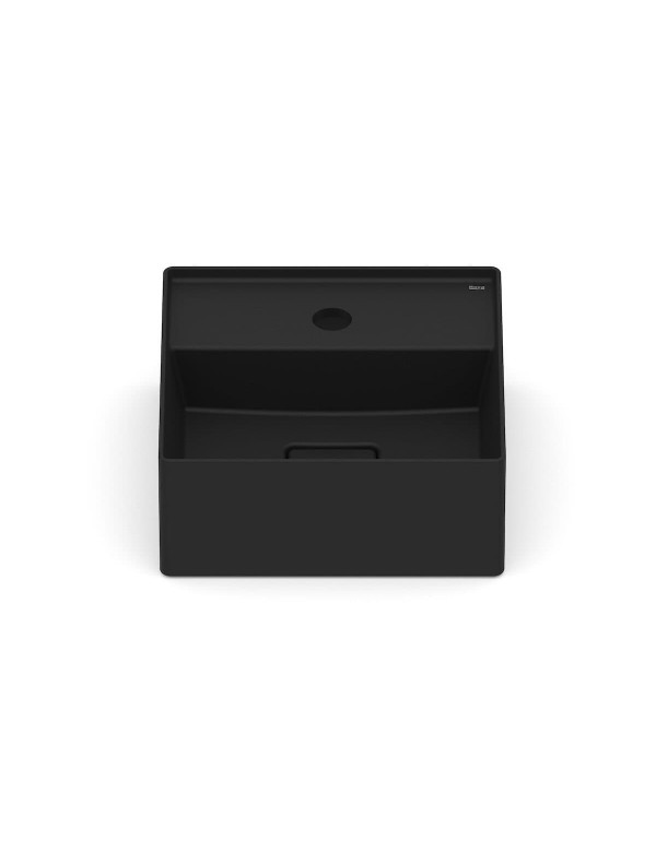 Cuba De Apoio 300X300 mm Com Mesa Roca T7 Terra Matte Black A32787X080