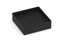 Cuba De Apoio 400X400 mm Sem Mesa Roca T5 Terra Matte Black A32787Y080