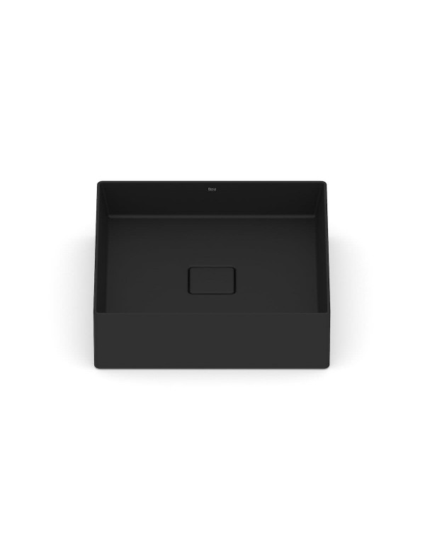 Cuba De Apoio 400X400 mm Sem Mesa Roca T5 Terra Matte Black A32787Y080