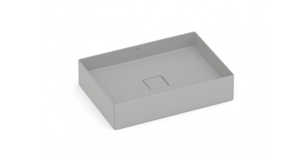 カコ Cuba De Apoio Retangular 510X360 mm Sem Mesa Roca T6 Terra