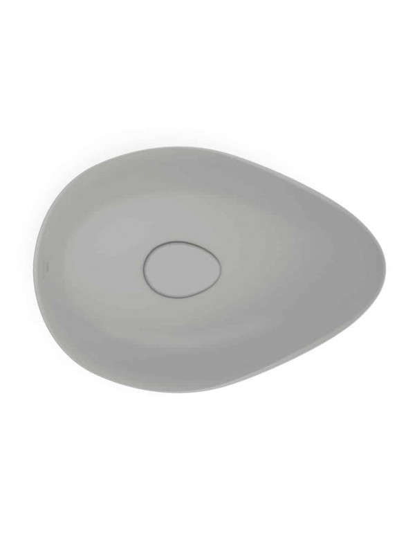 Cuba De Apoio Oval 540X375 mm Roca Ruy Ohtake Stone A327A13078