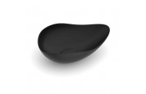 Cuba De Apoio Oval 540X375 mm Roca Ruy Ohtake Matte Black A327A13088