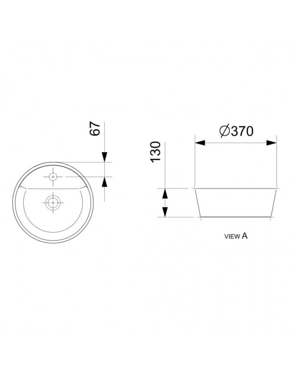 Cuba De Apoio 370 Com Mesa Roca Optica Cr37 Branco A327B13000