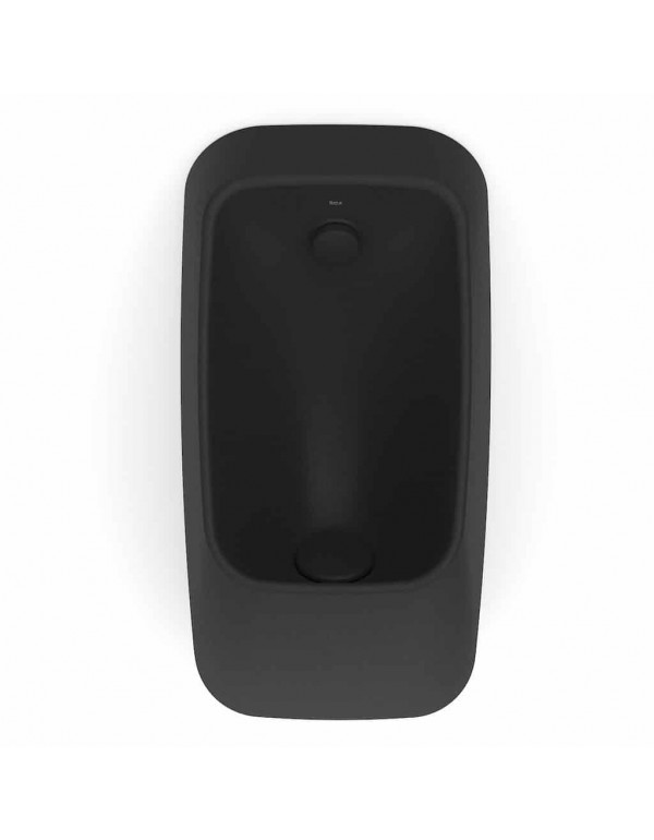 Mictório Rimless Com Entrada Traseira Roca Proton Square Matte Black A3590JF08B