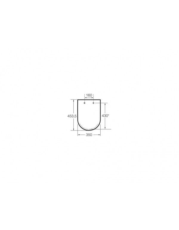 Assento Original Com Queda Amortecida Roca Gap Branco A801472004