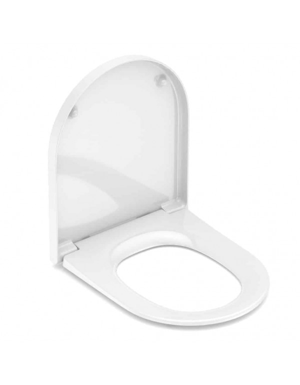 Assento Original Com Queda Amortecida Roca Debba Round Branco A801B22002