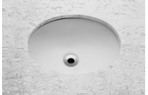 Cuba Embutir Oval 390X300 mm Sem Mesa e Sem Ladrão Roca Branco B325761000