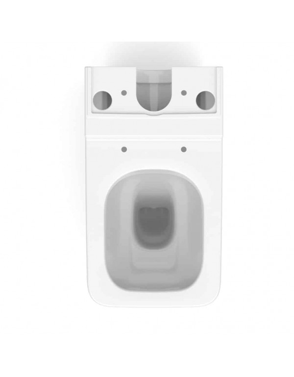 Bacia Para Caixa Acoplada Com Saída Dual Rimless Roca Square Branco B342536000