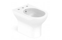 Bidê Com 3 Furos Para Misturador Com Ladrão Roca Nexo Branco B357434001