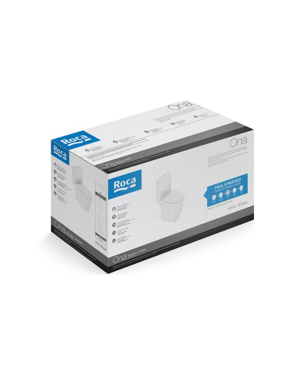 Kit De Bacia Com Caixa Acoplada E Itens De Instalação Ona Branco C301723001