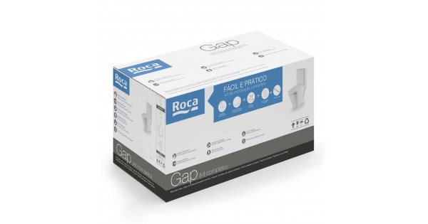 Kit Bacia Com Caixa Acoplada Assento Termofixo e Itens De