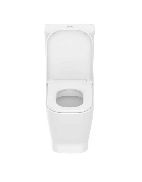 Kit De Bacia Com Caixa Acoplada Assento Termofixo Queda Amortecida E Itens De Instalação Roca Gap Blanco Matte C323723007
