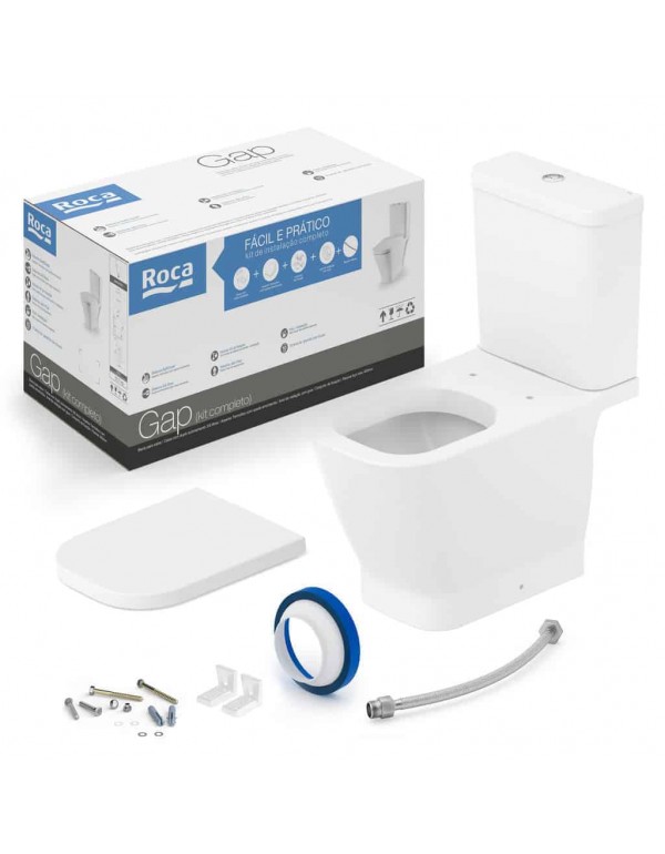 Kit De Bacia Com Caixa Acoplada Assento Termofixo ...