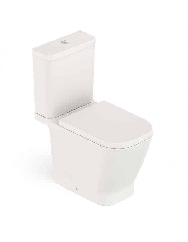 Kit De Bacia Com Caixa Acoplada Assento Termofixo Queda Amortecida E Itens De Instalação Roca Gap Beige C323723010