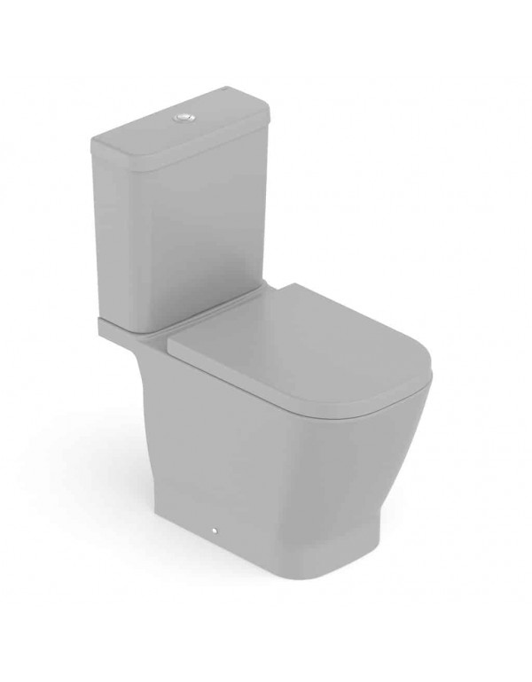 Kit De Bacia Com Caixa Acoplada Assento Termofixo Queda Amortecida E Itens De Instalação Roca Gap Stone C323723017