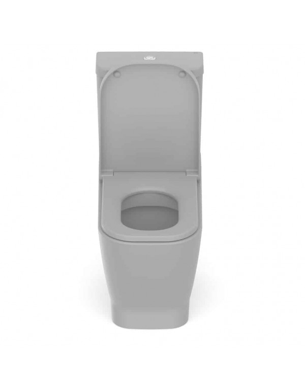 Kit De Bacia Com Caixa Acoplada Assento Termofixo Queda Amortecida E Itens De Instalação Roca Gap Stone C323723017