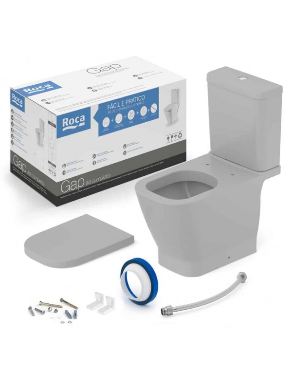 Kit De Bacia Com Caixa Acoplada Assento Termofixo ...
