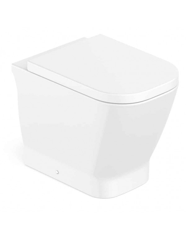 Kit Bacia Convencional Assento Termofixo com Queda Amortecida e Itens De Instalação Roca Gap Branco C323727000