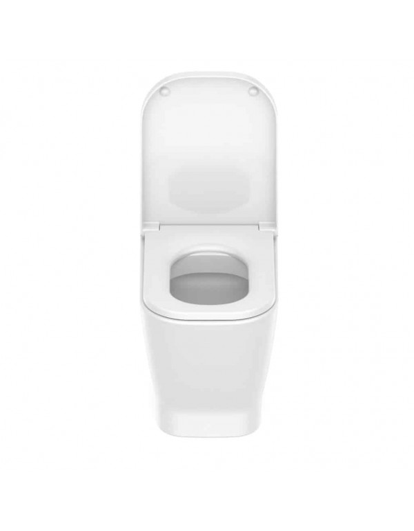 Kit Bacia Convencional Assento Termofixo com Queda Amortecida e Itens De Instalação Roca Gap Branco C323727000