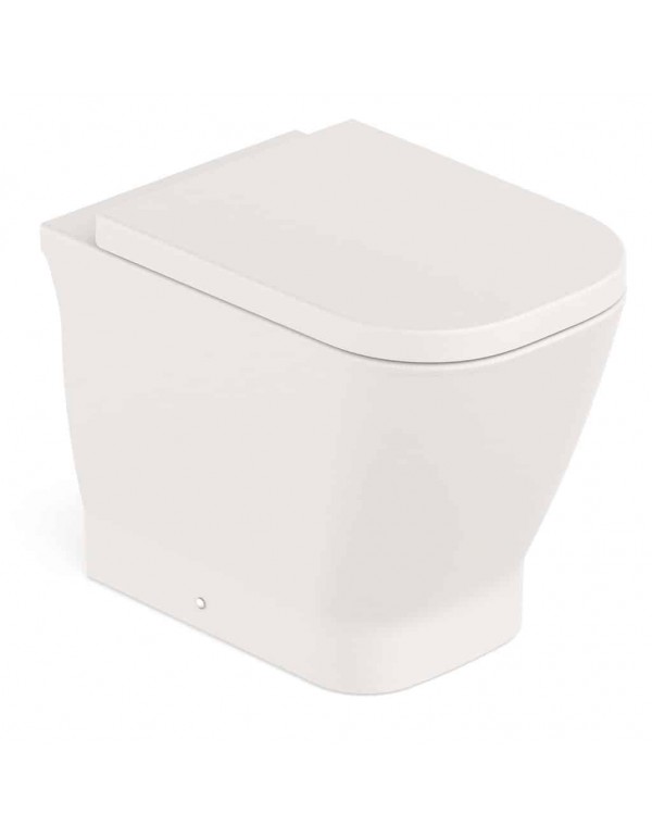 Kit De Bacia Convencional Assento Termofixo Queda Amortecida E Itens De Instalação Roca Gap Beige C323727011