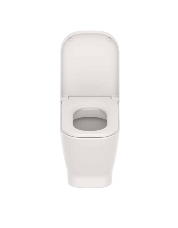 Kit De Bacia Convencional Assento Termofixo Queda Amortecida E Itens De Instalação Roca Gap Beige C323727011