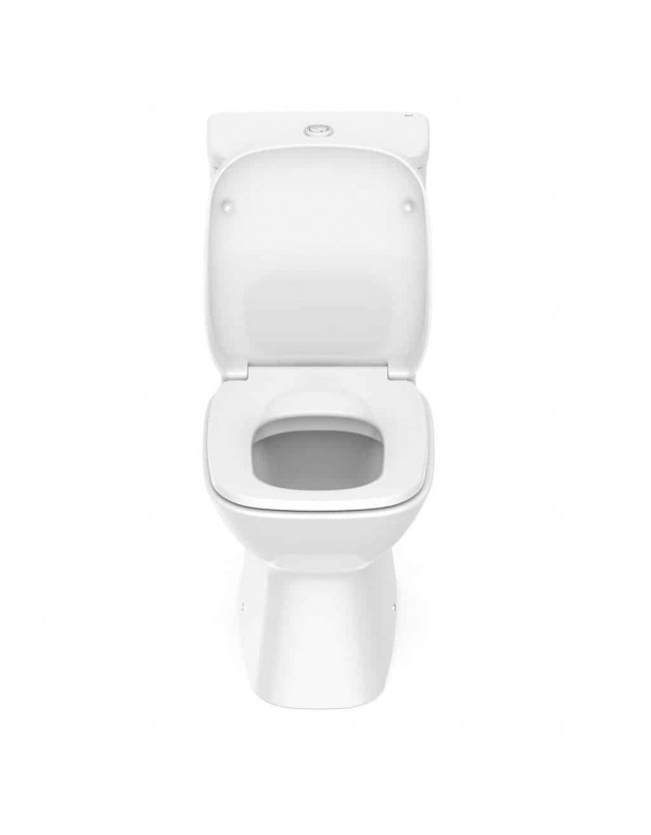 Kit Bacia Com Caixa Acoplada Assento PP com Queda Amortecida Itens De Instalação Roca Debba Classic Branco C329723001
