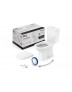 Kit Bacia Com Caixa Acoplada Assento PP com Queda Amortecida Itens De Instalação Roca Debba Round Branco C329723002