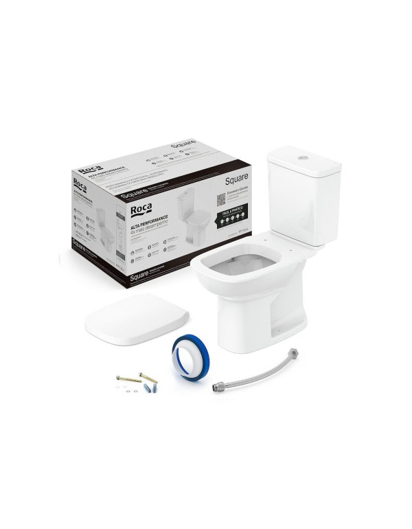 Kit Bacia Com Caixa Acoplada Assento PP com Queda ...