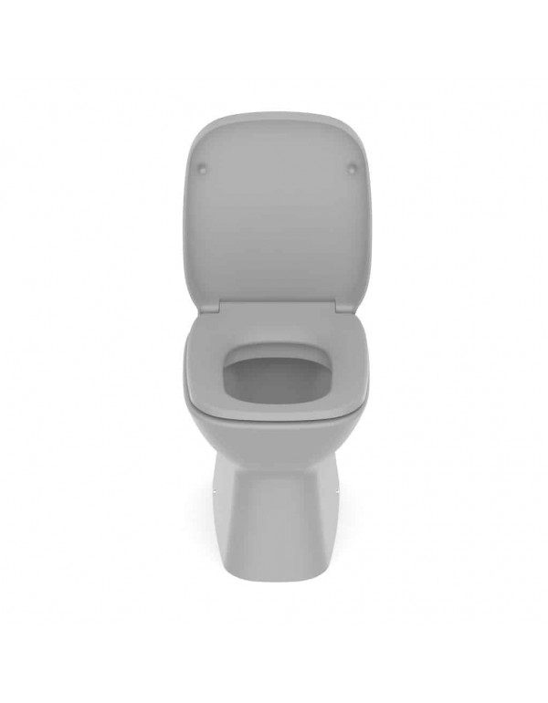 Kit De Bacia Convencional Assento Termofixo Queda Amortecida E Itens De Instalação Roca Debba Classic Stone C329727013