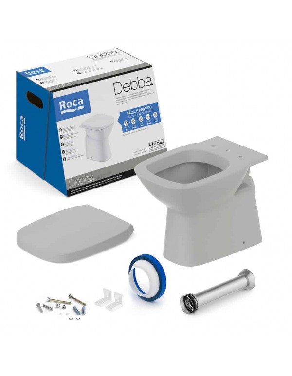 Kit De Bacia Convencional Assento Termofixo Queda ...