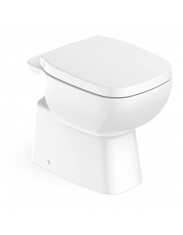 Kit De Bacia Convencional Assento PP e Itens De Instalação Roca Debba Confort Branco C329727016