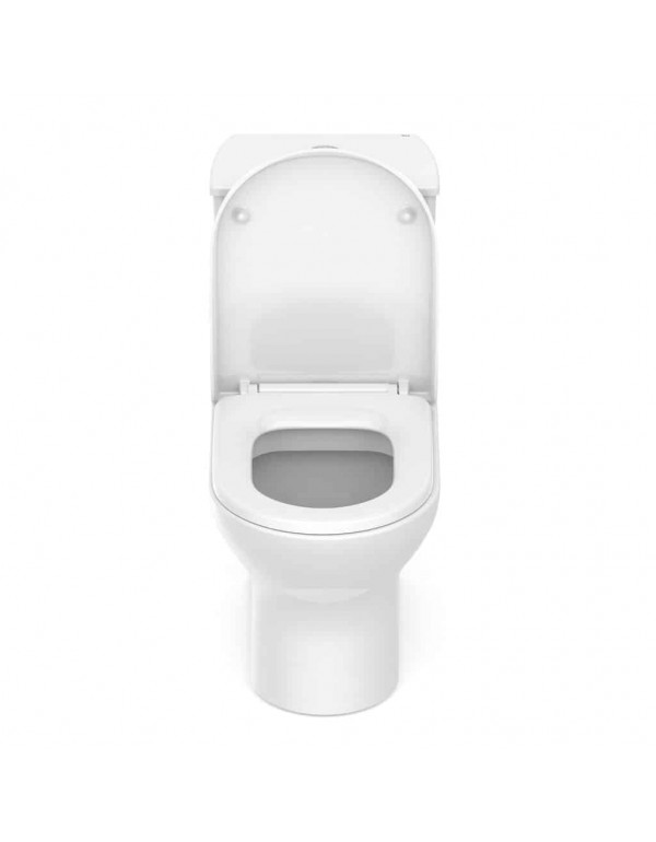 Kit Bacia Com Caixa Acoplada e Assento PP Queda Amortecida Itens De Instalação Roca Nexo Branco C343723001