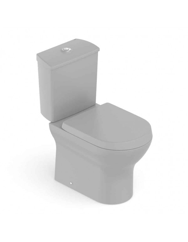 Kit De Bacia Com Caixa Acoplada Com Assento Termofixo Queda Amortecida E Itens De Instalação Roca Nexo Stone C343723016