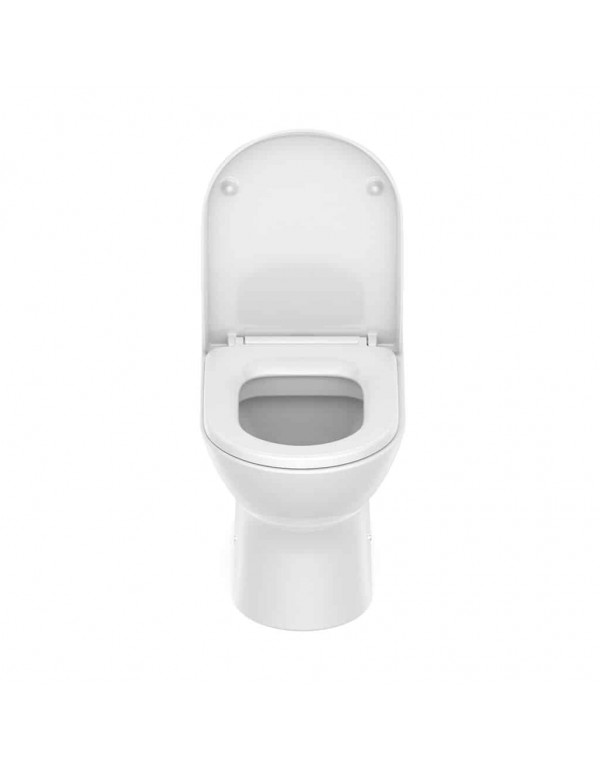 Kit Bacia Convencional e Assento PP com Queda Amortecida Itens De Instalação Roca Nexo Branco C343727000