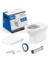 Kit Bacia Convencional e Assento PP com Queda Amortecida Itens De Instalação Roca Nexo Branco C343727000