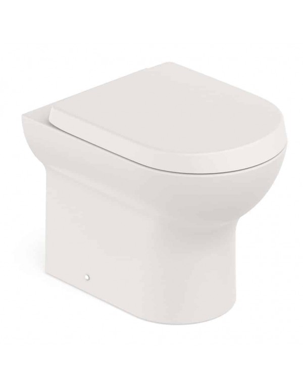 Kit De Bacia Convencional Com Assento Termofixo Queda Amortecida E Itens De Instalação Roca Nexo Beige C343727011