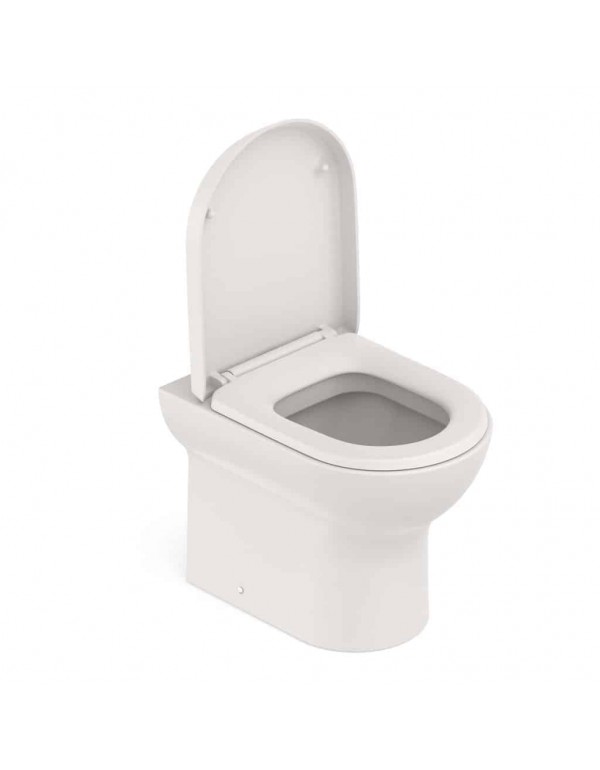 Kit De Bacia Convencional Com Assento Termofixo Queda Amortecida E Itens De Instalação Roca Nexo Beige C343727011