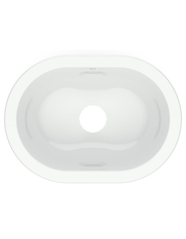 Cuba De Sobrepor/Embutir Oval 430X310 Roca Branco 1101450017100