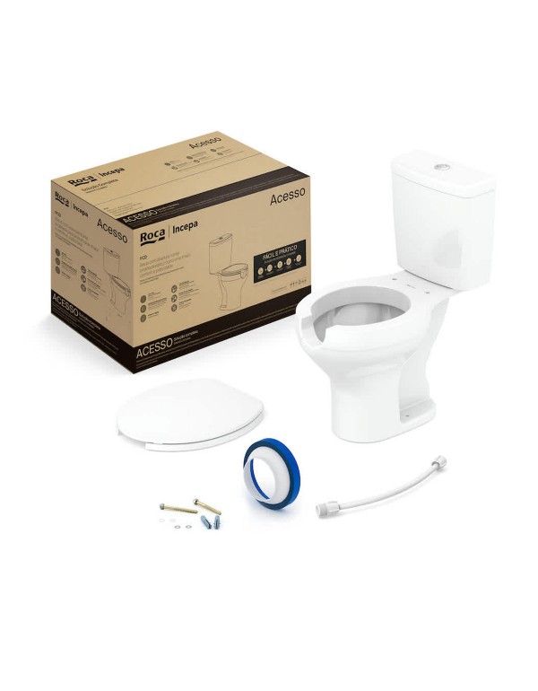 Kit Completo Bacia Com Abertura Frontal Com Caixa Acopl..